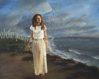 Whisperings | Prints Available A reminder to listen to the soft still voice of God.